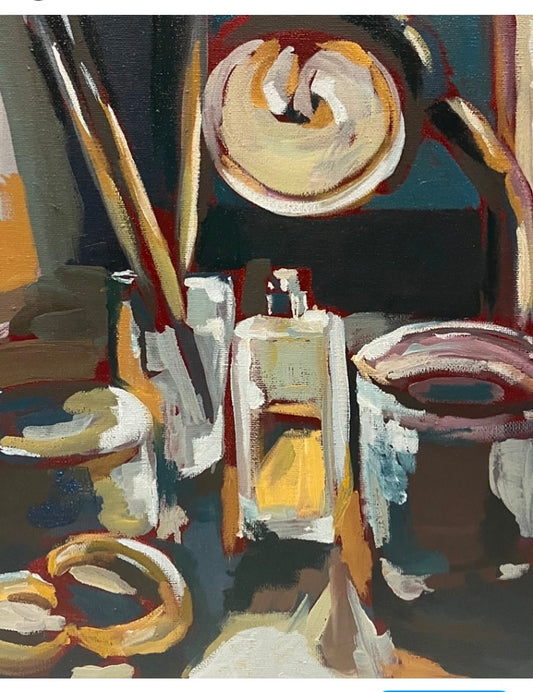 Still Life - bedroom desk.